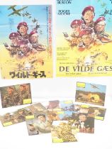 THE WILD GEESE (1978) - A group of film memorabilia comprising Japanese and Danish posters and a set