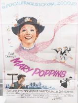 WALT DISNEY: MARY POPPINS (1964) - A 60" x 40" movie poster (folded)