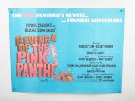 REVENGE OF THE PINK PANTHER (1990) - UK Quad film poster - folded