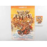 CARRY ON UP THE KHYBER (1968) - UK One Sheet Movie Poster together with press campaign book - folded