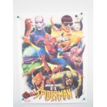 MARVEL: SPIDER-MAN 'The Insidious Six' - Tom Walker - Hand Numbered - 10/16 (18" x 24") - rolled