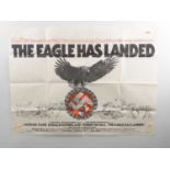 THE EAGLE HAS LANDED (1977) UK Quad film poster - some paper loss top right corner