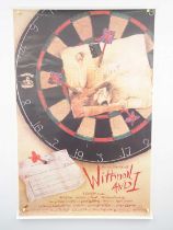 WITHNAIL AND I (1987) - A US one sheet movie poster with dartboard artwork by Ralph Steadman -