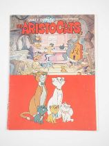 WALT DISNEY: THE ARISTOCATS (1971) - British Pop-Up souvenir brochure