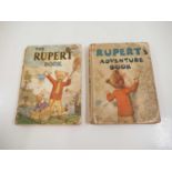 RUPERT THE BEAR (1940 and 1941) Fifth and Sixth Annuals 'Rupert's Adventure Book' and 'The Rupert