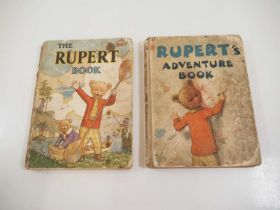 RUPERT THE BEAR (1940 and 1941) Fifth and Sixth Annuals 'Rupert's Adventure Book' and 'The Rupert