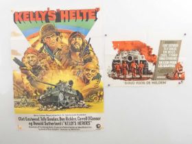KELLY'S HEROES (1970) Danish One sheet together with a Belgian affiche (2)