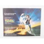 BACK TO THE FUTURE (1985) - A scarce to find original UK Quad for the Michael J Fox time-travel