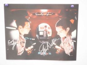 2001: A SPACE ODYSSEY (1968) - Signed Keir Dullea and Gary Lockwood photograph - 11" x 14"