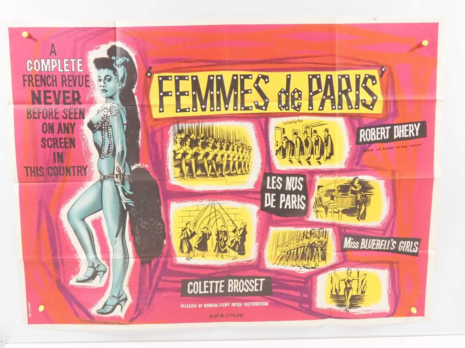 FEMMES DE PARIS (1953) (Women of Paris) - UK Quad and lobby cards (2) - Bild 4 aus 9