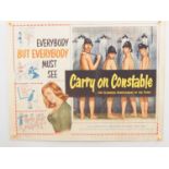 CARRY ON CONSTABLE (1960) US half sheet - rolled