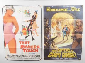 MORECAMBE & WISE: Lot x 2 to include THAT RIVIERA TOUCH (1966) & WHAT HAPPENED AT CAMPO GRANDE (