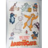 WALT DISNEY: THE ARISTOCATS (1970) UK 60" x 40" 'Characters' Film Poster - rolled