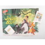 WALT DISNEY: THE JUNGLE BOOK - UK Quad and synopsis together with a JUNGLE BOOK / MICKEY'S CHRISTMAS