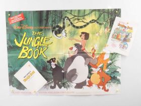 WALT DISNEY: THE JUNGLE BOOK - UK Quad and synopsis together with a JUNGLE BOOK / MICKEY'S CHRISTMAS