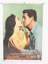 GIANT (1956) (IL GIGANTE) - Italian photobusta - stunning photographic image of Elizabeth Taylor and