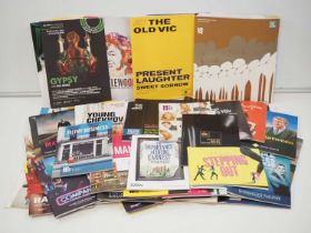 A box of theatre programmes from a variety of theatres, productions and events - 1970s onwards to