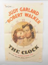 THE CLOCK (1945) Judy Garland and Robert Walker artwork on the original US one sheet movie poster