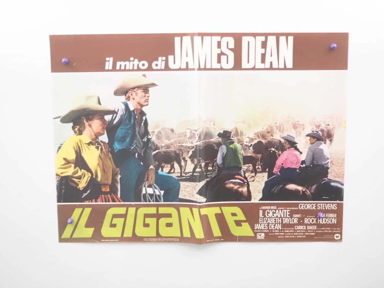 GIANT (1956) (IL GIGANTE) - Italian Photobusta - set of 6 1970s/80s re-release - folded - Bild 3 aus 7