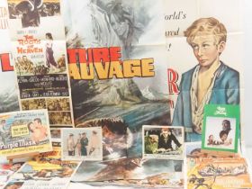 A selection of movie memorabilia for various films comprising: SEVEN CITIES OF GOLD (1955) one