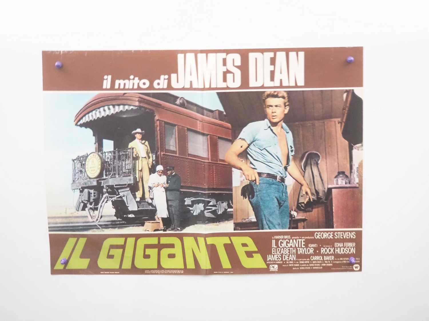 GIANT (1956) (IL GIGANTE) - Italian Photobusta - set of 6 1970s/80s re-release - folded - Bild 4 aus 7