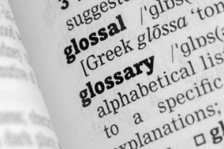 GLOSSARY - Important Information - Please Read