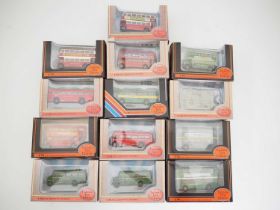 A group of EFE 1:76 scale diecast buses, all London based types - VG/E in VG boxes (13)