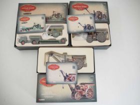 A group of CORGI 'Vintage Glory of Steam' 1:50 scale diecast models comprising 2x Fowler crane