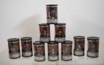 A large group of WARNER BROS Miniature Classic Collection BATMAN animated series figures - VG in G
