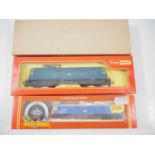 A pair of OO gauge HORNBY and TRIANG HORNBY electric locomotives comprising an R753 Class Al1 and an