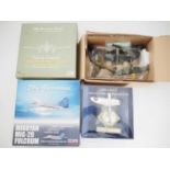 A group of boxed and unboxed diecast aircraft, mostly in 1:72 scale - G/VG in G boxes (where