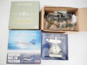 A group of boxed and unboxed diecast aircraft, mostly in 1:72 scale - G/VG in G boxes (where