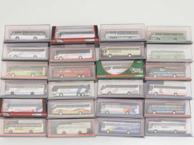 A large group of CORGI OOC 1:76 scale diecast coaches, various liveries - VG/E in VG boxes (24)