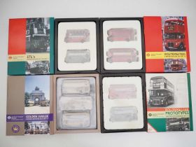 A group of EFE / LONDON TRANSPORT MUSEUM 1:76 scale diecast bus gift sets, all as new with buses
