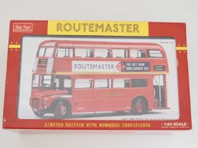 A SUNSTAR 2901 1:24 scale diecast London Routemaster bus 'The Original Routemaster' in London