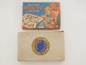 A pair of 1950s games, comprising of a BGL London 'Electric Speedway Junior' game and a MERIT remote