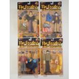 A complete set of four MCFARLANE 'The Beatles - Yellow Submarine' figures - John, George, Ringo