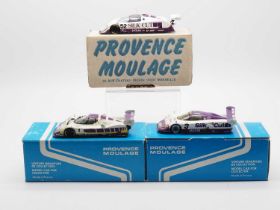 A group of 1:43 scale hand built resin models by PROVENCE MOULAGE - all 1986/90 Le Mans Jaguar XJR