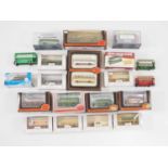 A group of boxed and unboxed 1:76 scale buses and lorries by EFE and others - G/VG in G/VG boxes
