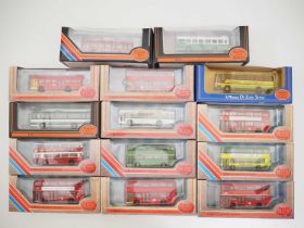 A group of EFE 1:76 scale diecast buses, all London based types - VG/E in VG boxes (14)