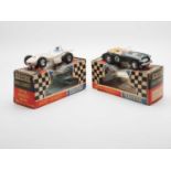 A pair of vintage 1960a SCALEXTRIC racing cars comprising C79 Offenhauser Front Engine together with