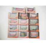 A group of EFE 1:76 scale diecast buses, all London based types - VG/E in VG boxes (14)