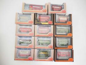 A group of EFE 1:76 scale diecast buses, all London based types - VG/E in VG boxes (14)