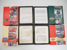 A group of EFE / LONDON TRANSPORT MUSEUM 1:76 scale diecast bus gift sets, all as new with buses