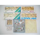 A group of SCHABAK airplane gift sets and single models in various scales - VG in G/VG boxes (7)