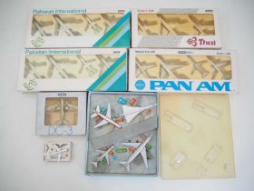 A group of SCHABAK airplane gift sets and single models in various scales - VG in G/VG boxes (7)