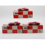 A group of 1:43 scale hand built resin models by STARTER - all 1963/64 Le Mans Ferrari examples -