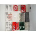 A large quantity of N gauge whitemetal accessories (cars, street and platform furniture etc) and kit