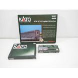 A group of KATO N gauge model railway items comprising American outline 106-077 AT & SF Capitan 10