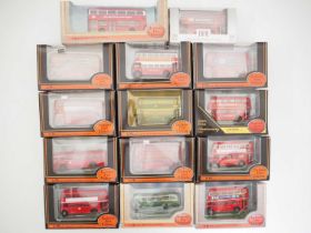 A group of EFE 1:76 scale diecast buses, all London based types - VG/E in VG boxes (14)